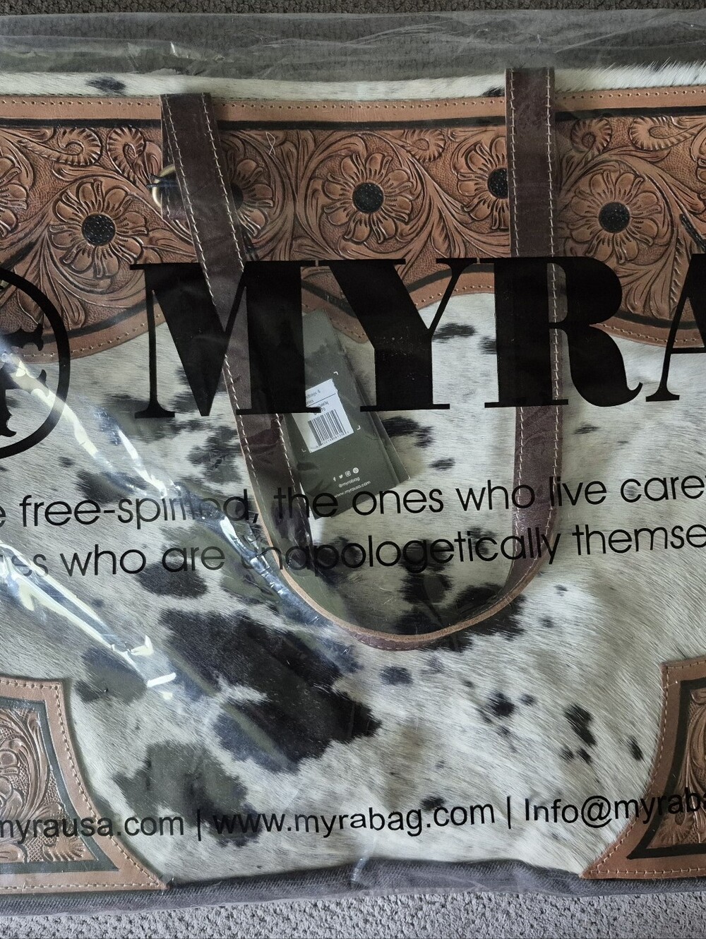 Myra Cartwright Hand-Tooled Bag - Picture 5 of 9